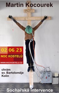 NOC KOSTELŮ V CHRÁMU SV. BARTOLOMĚJE / SOCHAŘSKÁ INTERVENCE MARTINA KOCOURKA