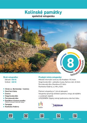 Do všech kolínských památek s jednou vstupenkou